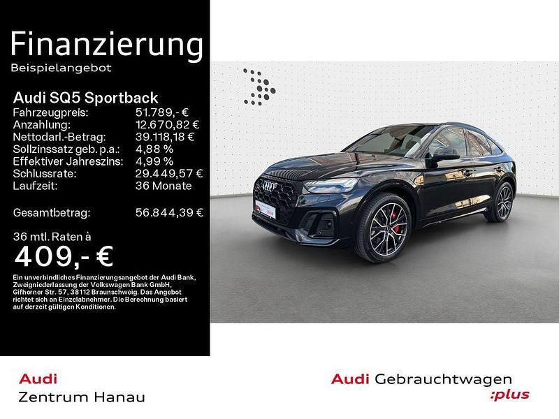 Schwarz Gebraucht 2022 Audi SQ5 Sportback Ambiente SUV | 51.789 € (Fairer Preis) - Bild 1/4
