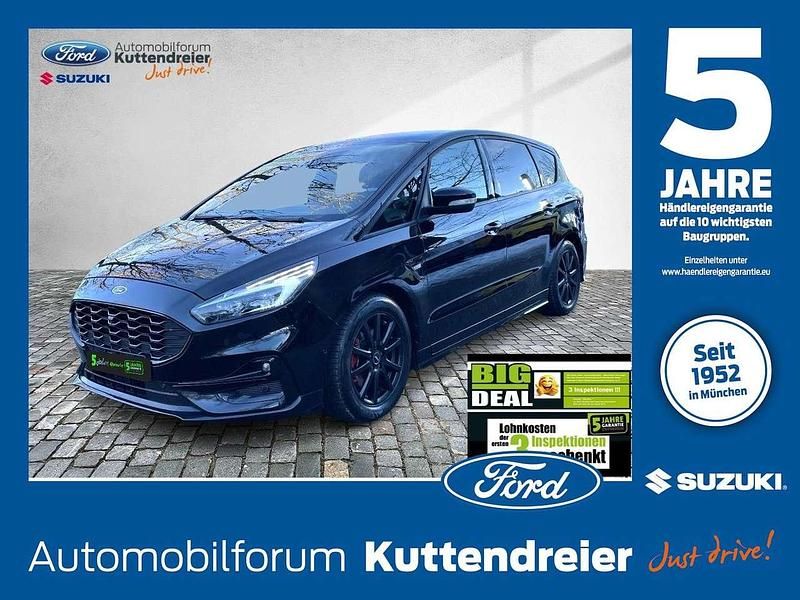Obsidianschwarz metallic Gebraucht 2022 Ford S-MAX ST-Line Van / Kleinbus | 29.880 € (Teuer) - Bild 1/4