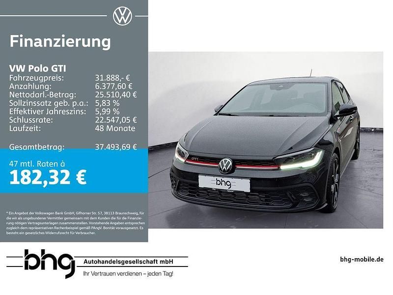 Gebraucht VW Polo GTI 207 PS (152 kW) 2026 Schwarz Limousine