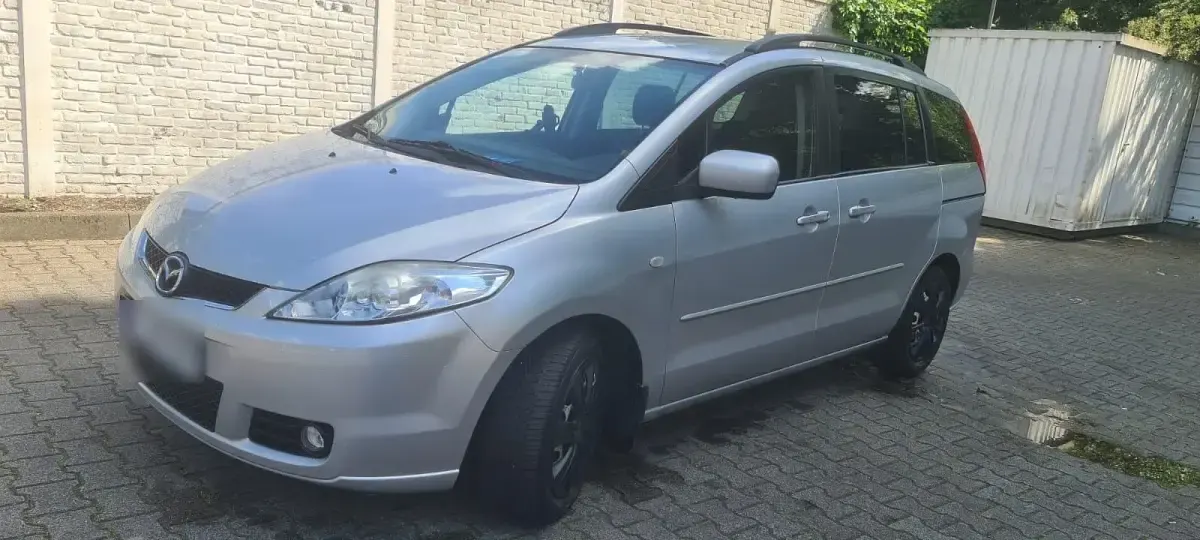 Gebraucht Mazda 5 110 PS (80 kW) 2006 Silber Van / Kleinbus