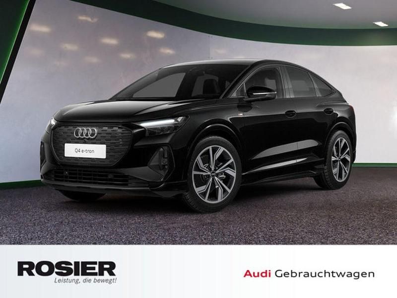 Schwarz / mythosschwarz (metallic) Gebraucht 2022 Audi e-tron SUV | 29.330 € (Etwas zu teuer) - Bild 1/4