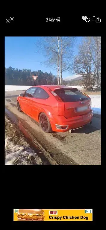 Gebraucht Ford Focus ST 224 PS (164 kW) 2006 Rot Limousine