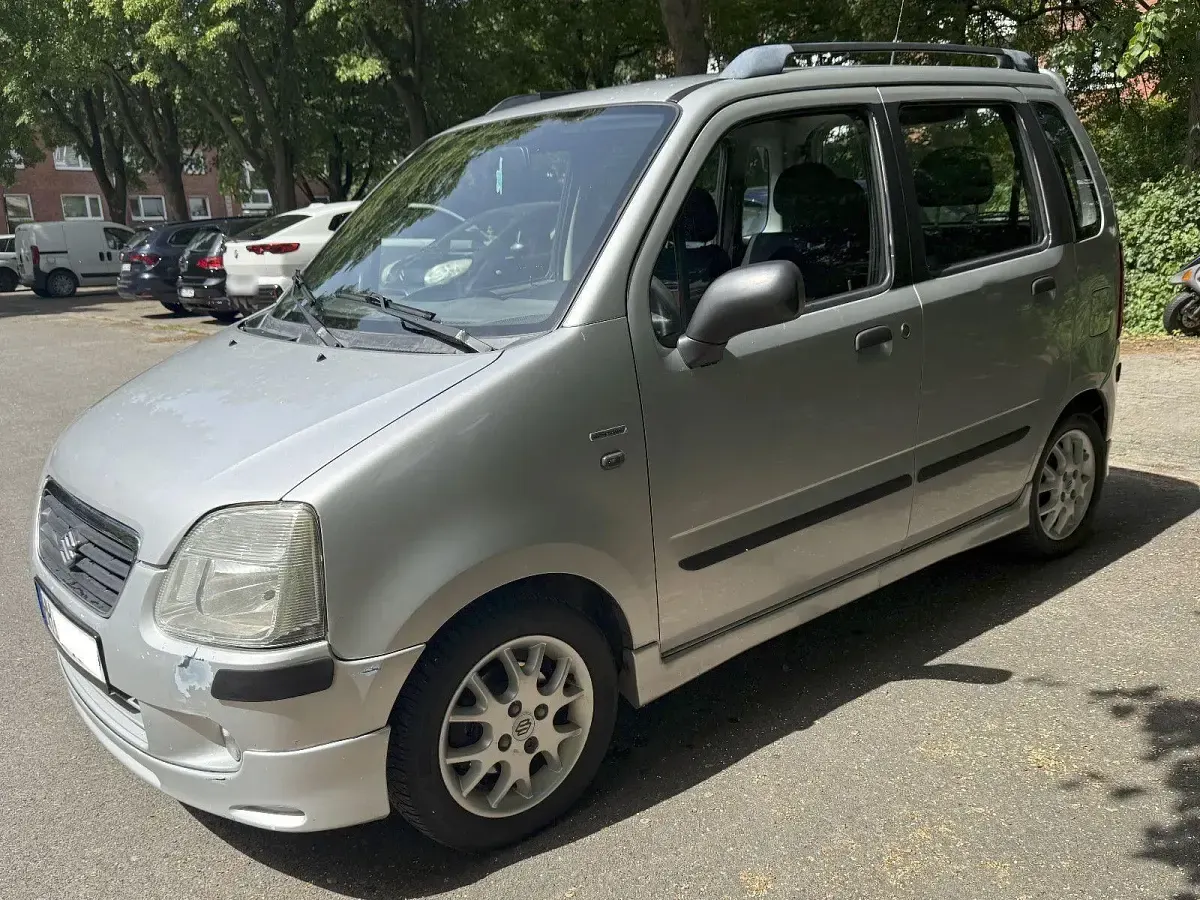 Gebraucht Suzuki Wagon R+ 76 PS (55 kW) 2002 Silber Van / Kleinbus