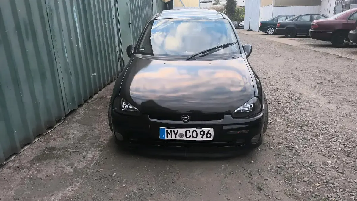 Gebraucht Opel Corsa Sport 1997 Schwarz Kleinwagen