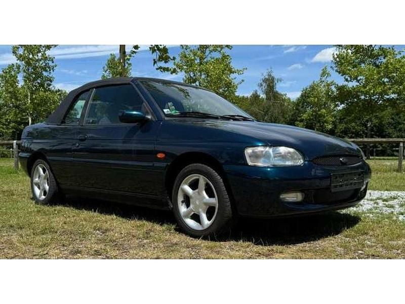 Gebraucht Ford Escort Cabriolet 105 PS (77 kW) 1995 Petrol blue met. Cabrio