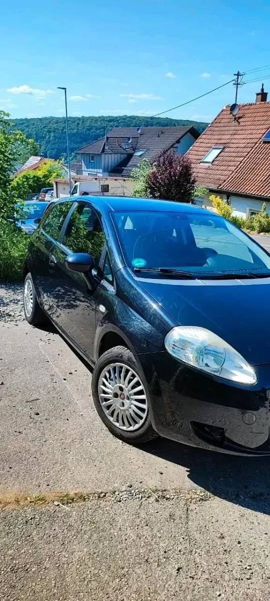 Gebraucht Fiat Punto 77 PS (56 kW) 2008 Schwarz Kleinwagen