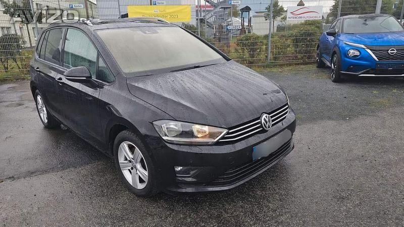 Schwarz Gebraucht 2016 VW Golf Sportsvan Comfortline Van / Kleinbus | 9.699 € (Guter Preis) - Bild 1/4