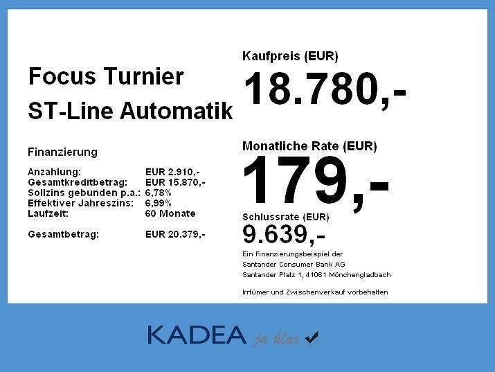Gebraucht Ford Focus ST-Line 125 PS (91 kW) 2025 Obsidianschwarz metallic Limousine