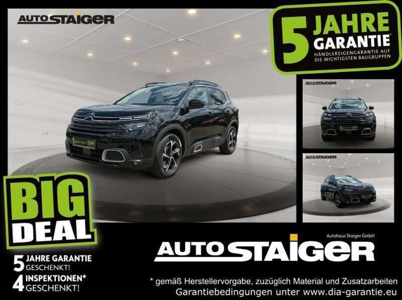 Lackierung schwarz perla nera/typ a Gebraucht 2020 Citroën C5 Aircross Feel SUV | 17.990 € (Guter Preis) - Bild 1/4