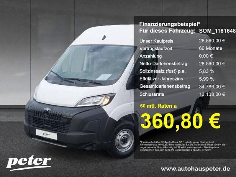 Kaolinweiß Gebraucht 2025 Peugeot Boxer Van | 28.560 € (Superpreis) - Bild 1/4