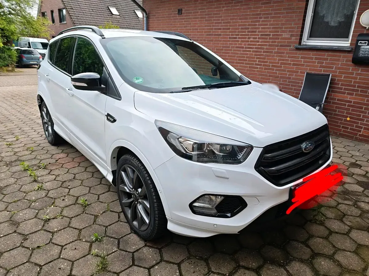 Gebraucht Ford Kuga ST-Line 150 PS (110 kW) 2019 Weiß SUV