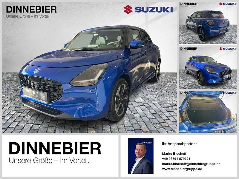 Frontier blue pearl metallic Neu 2025 Suzuki Swift Comfort+ Kleinwagen | 19.539 € - Bild 1/3