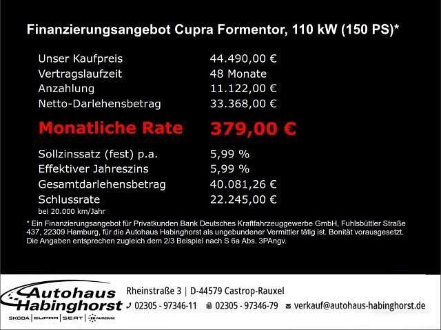 Gebraucht Cupra Formentor 150 PS (110 kW) 2022 Andere farbe SUV