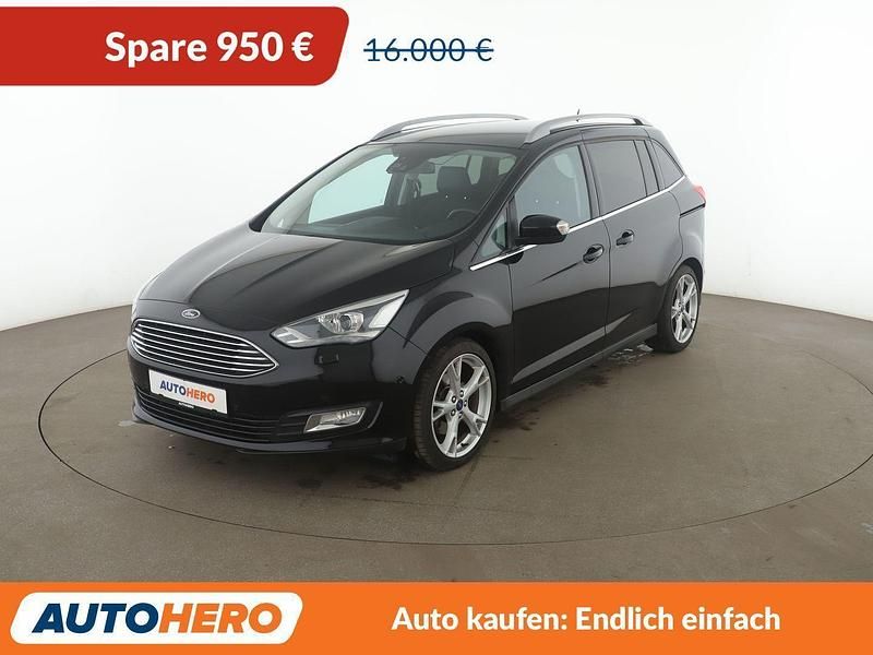 Gebraucht Ford Grand C-Max Titanium 170 PS (125 kW) 2016 Schwarz Van / Kleinbus
