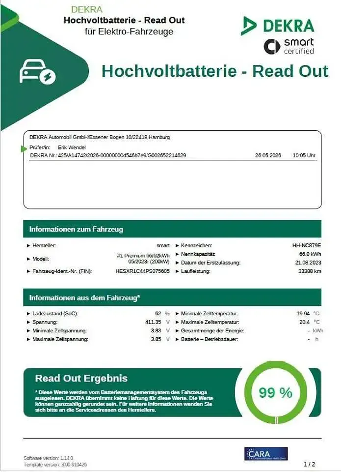 Gebraucht Smart #1 Edition #1 200 kW (272 PS) 2023 Weiß SUV