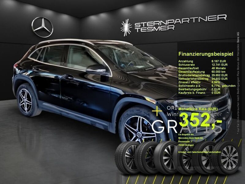 Schwarz Gebraucht 2023 Mercedes EQA300 AMG SUV | 31.919 € (Superpreis) - Bild 1/4