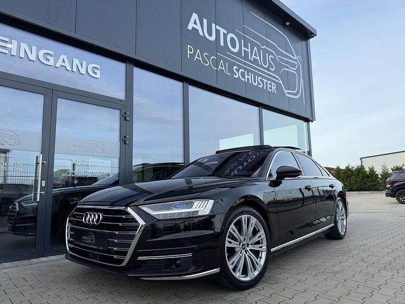 Mythosschwarz metallic Gebraucht 2021 Audi A8 Limousine | 52.950 € (Guter Preis) - Bild 1/4