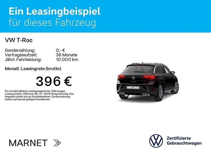 Gebraucht VW T-Roc R-line 190 PS (139 kW) 2022 Deep black perleffekt SUV
