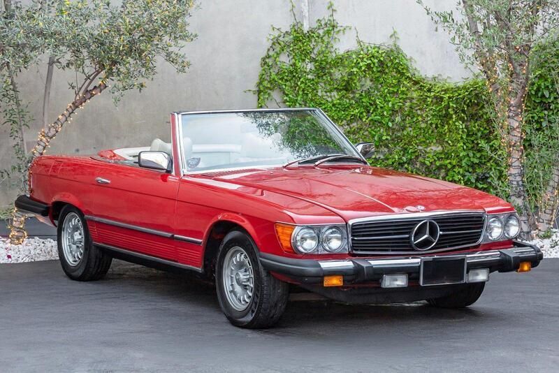 Rot Gebraucht 1978 Mercedes SL450 Cabrio | 19.900 € - Bild 1/4
