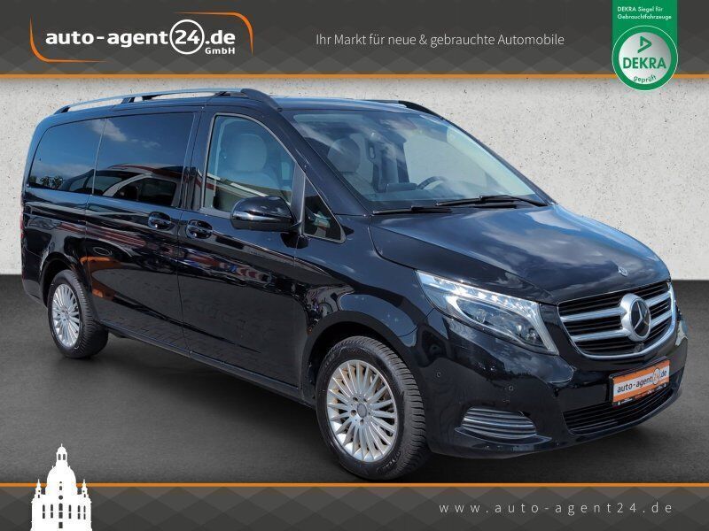Obsidianschwarz metallic (mb 9197) Gebraucht 2019 Mercedes V250 Van / Kleinbus | 43.990 € (Guter Preis) - Bild 1/4