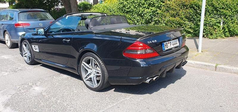 Gebraucht Mercedes SL63 AMG AMG 525 PS (386 kW) 2009 Schwarz Cabrio