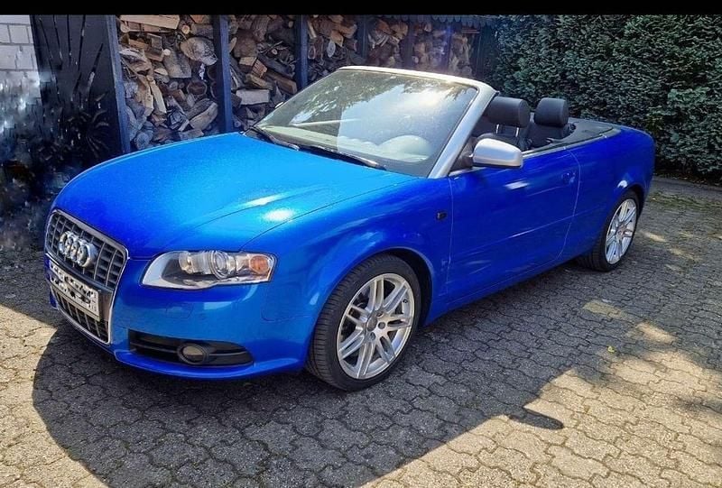 Blau Gebraucht 2006 Audi S4 Cabriolet Sport Cabrio | 21.900 € (Superpreis) - Bild 1/4