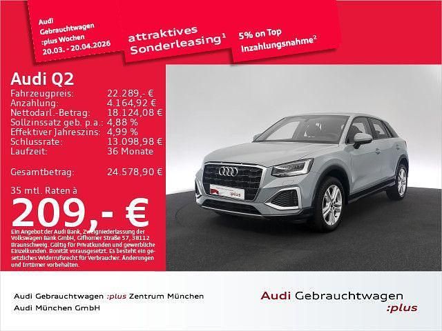 Gebraucht Audi Q2 Advanced 110 PS (80 kW) 2023 Pfeilgrau perleffekt SUV