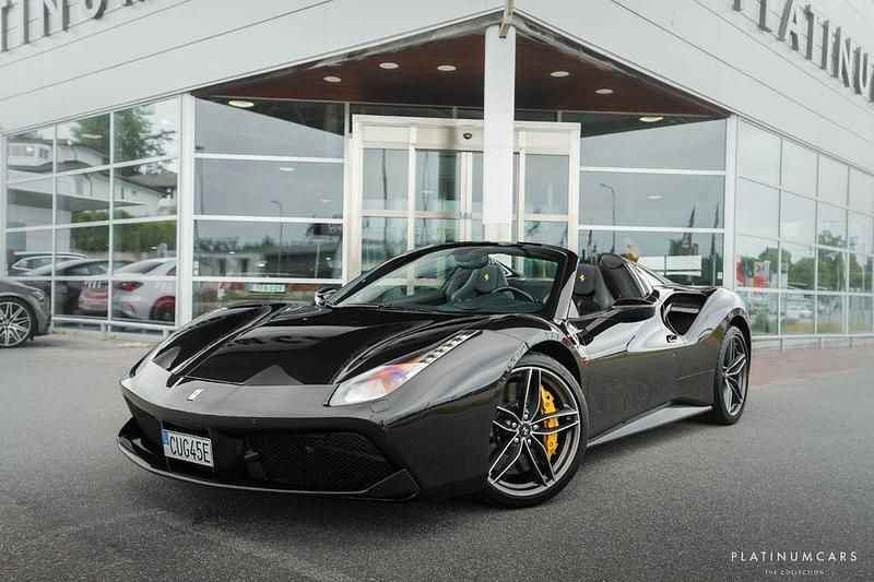 Schwarz Gebraucht 2019 Ferrari 488 Cabrio | 268.335 € (Teuer) - Bild 1/4