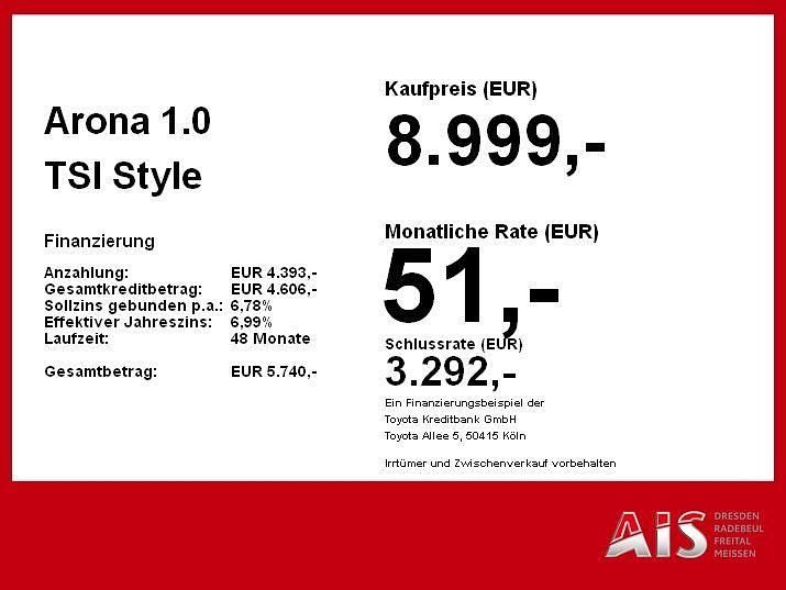 Gebraucht Seat Arona Style 116 PS (85 kW) 2019 Magnetic tech SUV