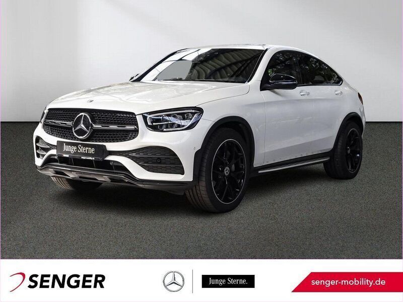 Weiß Gebraucht 2022 Mercedes GLC400d AMG Coupé | 58.740 € (Teuer) - Bild 1/4