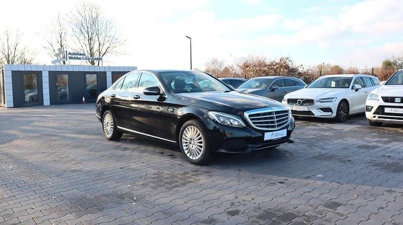 Schwarz Gebraucht 2015 Mercedes C250 Exclusive Limousine | 18.700 € (Guter Preis) - Bild 1/4