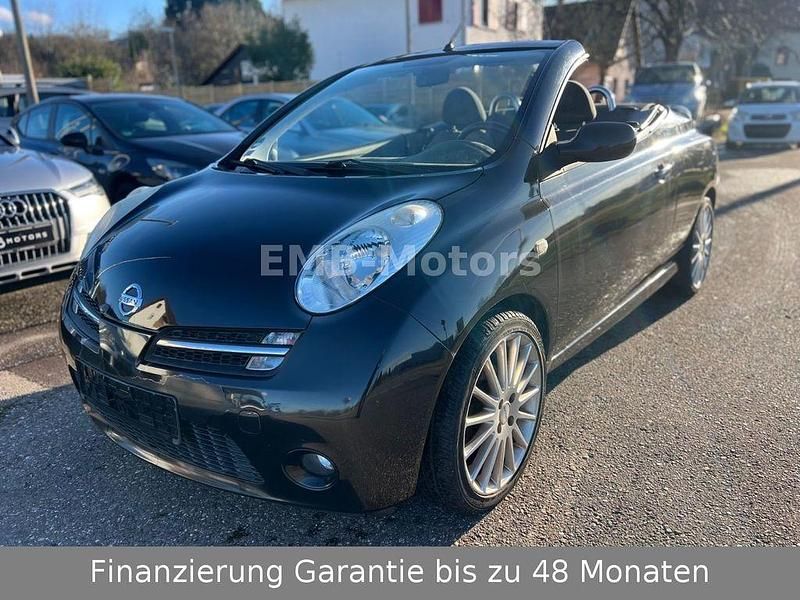 Schwarz Gebraucht 2006 Nissan Micra C+C Basis Cabrio | 2.999 € (Guter Preis) - Bild 1/4