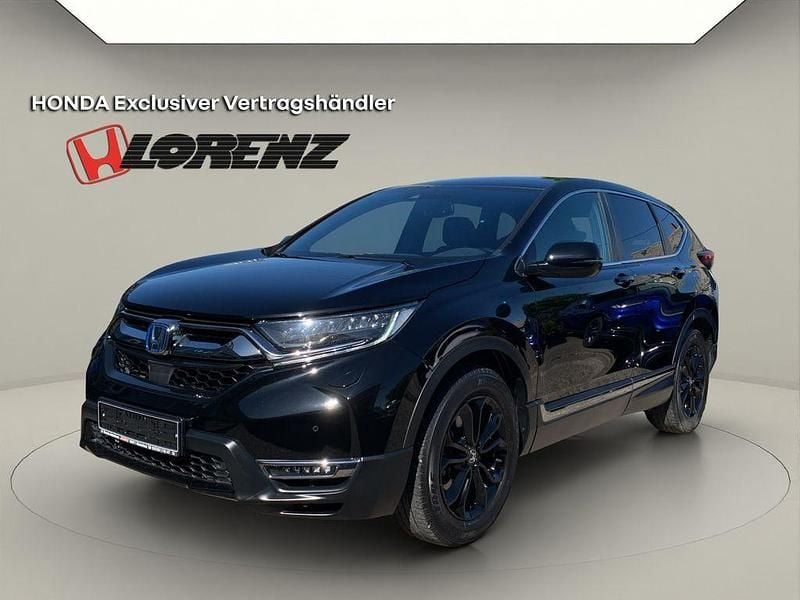 Crystal black p. Gebraucht 2021 Honda CR-V Hybrid SUV | 27.590 € (Fairer Preis) - Bild 1/4