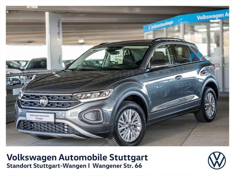 Indiumgrau metallic Gebraucht 2024 VW T-Roc Life SUV | 29.930 € (Guter Preis) - Bild 1/4