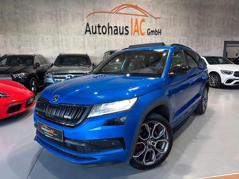 Blau Gebraucht 2019 Skoda Kodiaq RS SUV | 23.900 € (Guter Preis) - Bild 1/4