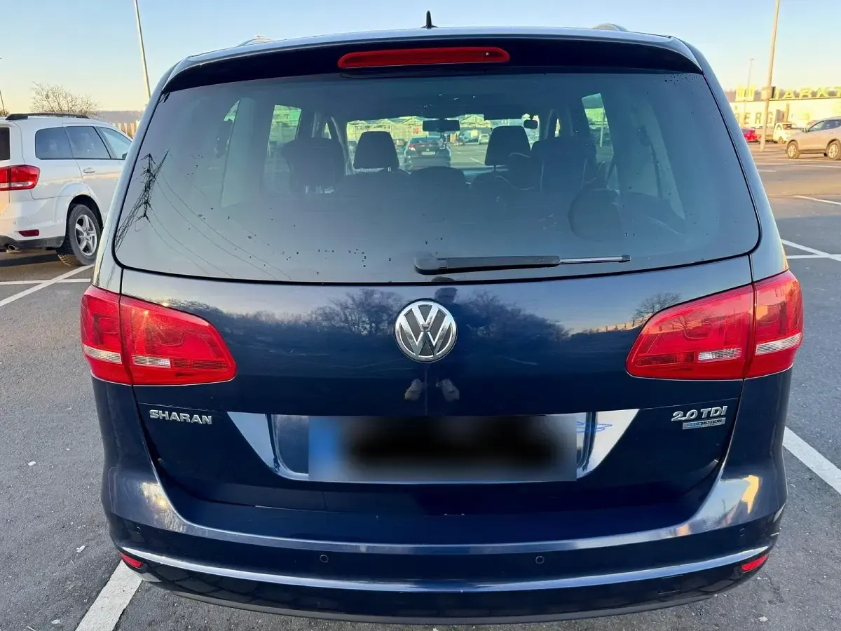 Gebraucht VW Sharan 140 PS (102 kW) 2012 Blau Van / Kleinbus