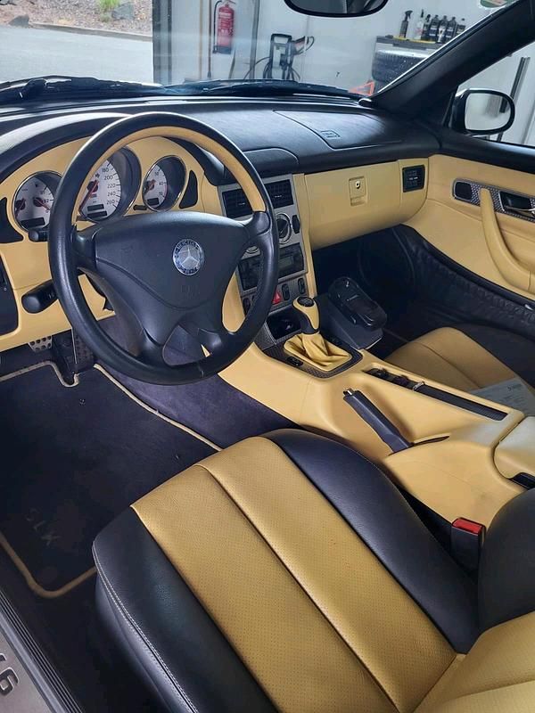 Gebraucht Mercedes SLK320 220 PS (161 kW) 2001 Schwarz Cabrio