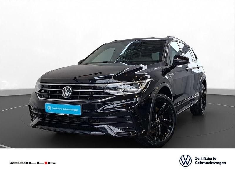 Gebraucht VW Tiguan Allspace R-line 190 PS (139 kW) 2022 Deep black perleffekt (schwarz) SUV