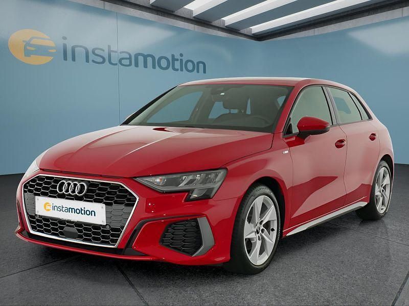 Rot Gebraucht 2022 Audi A3 Sportback Kleinwagen | 24.699 € (Guter Preis) - Bild 1/4