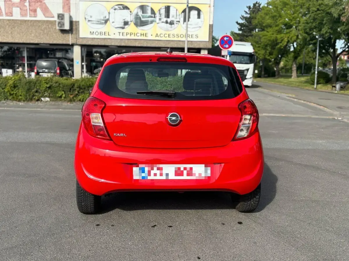 Używany Opel Karl Edition 75 KM (55 kW) 2018 Czerwony Hatchback