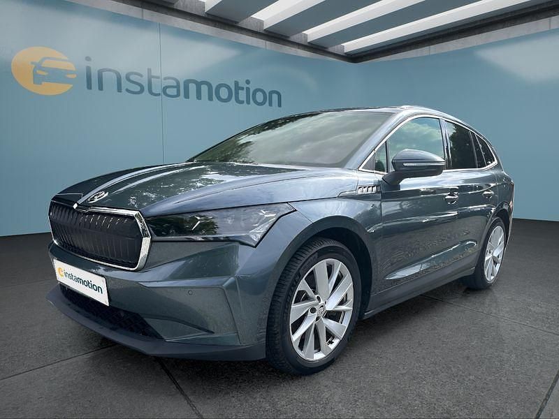 Grau Gebraucht 2021 Skoda Enyaq iV Suite SUV | 32.199 € (Fairer Preis) - Bild 1/4