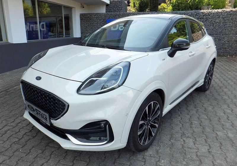 Metropolisweiß metallic Gebraucht 2020 Ford Puma ST-Line Kleinwagen | 17.990 € (Fairer Preis) - Bild 1/4