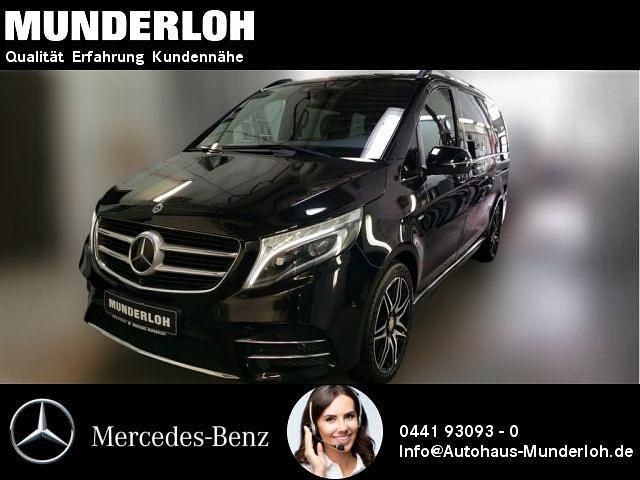 Obsidianschwarz metallic Gebraucht 2017 Mercedes V250 Avantgarde Edition Van / Kleinbus | 36.900 € (Teuer) - Bild 1/4