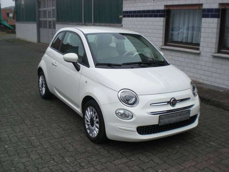 Gelato weiß Gebraucht 2021 Fiat 500 Lounge Kleinwagen | 12.490 € (Fairer Preis) - Bild 1/4