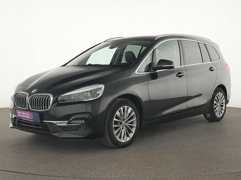 Black sapphire Gebraucht 2021 BMW 218 Gran Tourer Luxury Line Van / Kleinbus | 22.675 € (Fairer Preis) - Bild 1/4