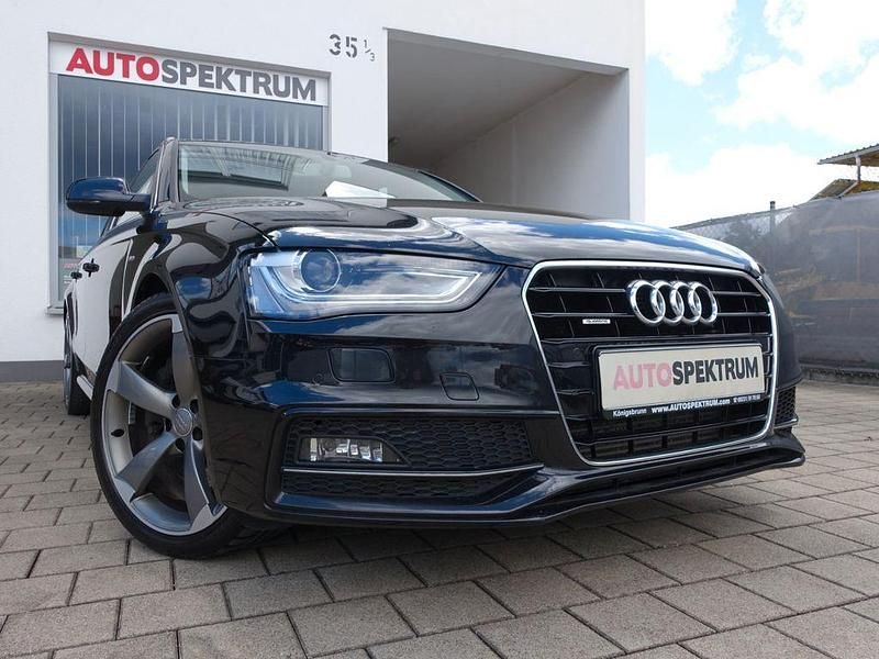 Schwarz Gebraucht 2014 Audi A4 Ambition Kombi | 13.950 € (Fairer Preis) - Bild 1/4