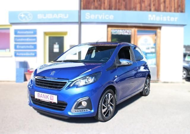 Lackierung blau calvi/metallic Gebraucht 2018 Peugeot 108 Style Kleinwagen | 7.990 € (Fairer Preis) - Bild 1/4
