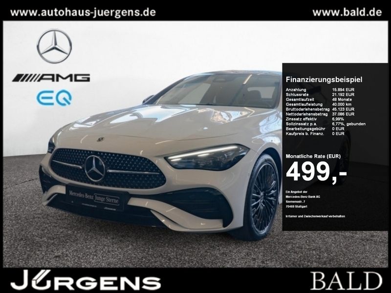 Unilack polarweiss Gebraucht 2023 Mercedes CLE220 AMG Coupé | 55.250 € (Guter Preis) - Bild 1/4