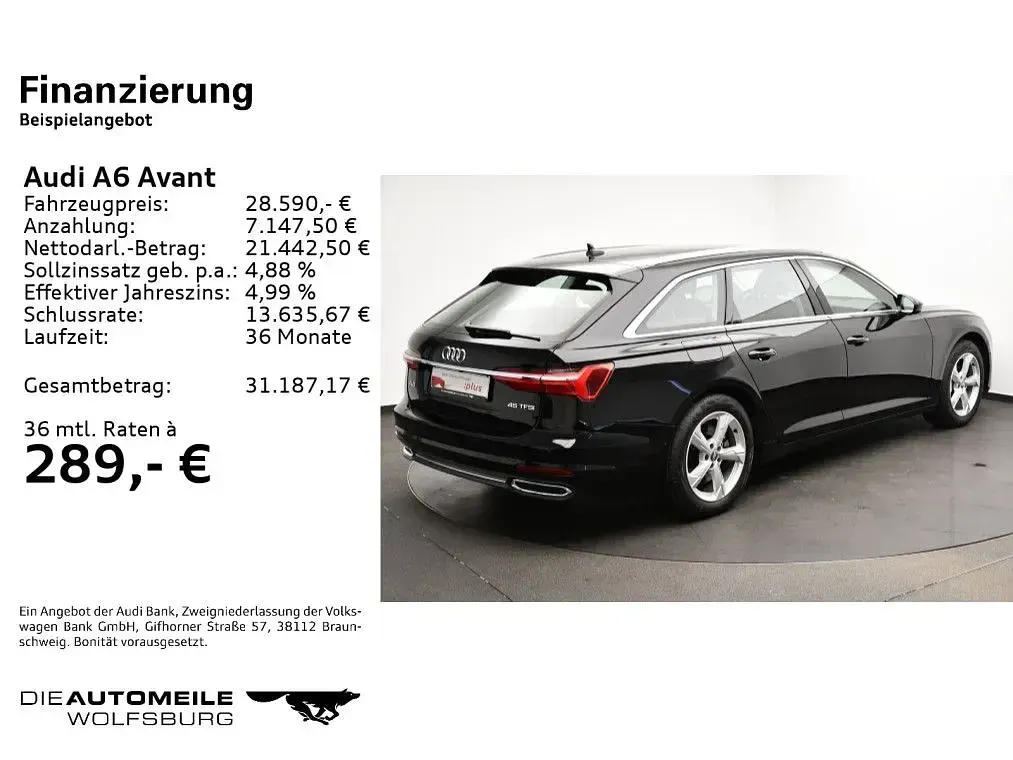 Gebraucht Audi A6 Sport 245 PS (180 kW) 2019 Brillantschwarz Kombi