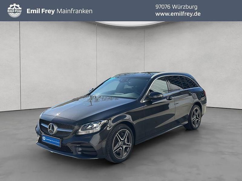 Grau Gebraucht 2021 Mercedes C300e AMG Kombi | 27.900 € (Superpreis) - Bild 1/4